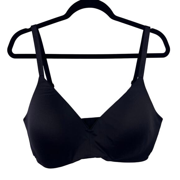Calvin Klein Black Wireless Bra XL Stretch Comfort Everyday Intimates - Picture 1 of 12